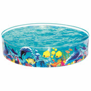 Childrens Kids Paddling Pool Rigid Swimming Garden Play Pool 72 x 15Inch