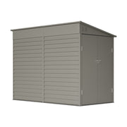 4.6 x 9ft Garden Storage Shed Lean to Metal Outdoor Tool House with Double Doors
