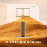 FITUEYES TV Floor Stand for 43-78 inch TVs, Max Load 45kg Cantor Series