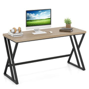 150 CM Computer Desk Large Industrial Office Desk w/Heavy-duty Metal Frame