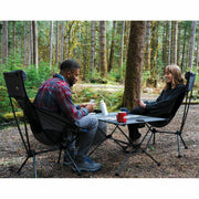 Cascade Mountain Tech Ultralight Collapsible Camping Table Blue Cup Holders