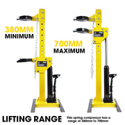 Hydraulic Spring Compressor 4.5T RocwooD 4500KG 380-700mm Range 400mm