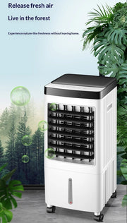 10L Portable Air Cooler Fan 3-in-1 Mobile Cooling Conditioner Humidifier Remote