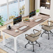 78.7'' Extra Long Computer Desk, 2 Person Desk, Double Long Desk for Home Office
