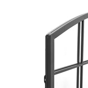Large Window Garden Rustic Mirror Wall Mounted Metal Frame Indoor Outdoor Decors