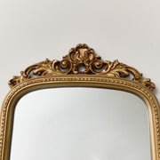 This Large Tall Arch Antique Gold Ornate Mirror - 150cm x 60cm
