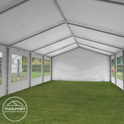 Marquee Party Tent gazebo shelter 5x10 m PE 350 N white