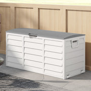 Large Outdoor Storage Box Garden Patio Plastic Chest Lid Container Multibox Shed