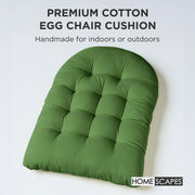Hanging Egg Chair Cushion for Garden, Outdoor Swing Chair Seat Pad Cushion Round