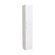 190cm High Gloss Slimline Bathroom Tallboy Free Standing Cabinet Tall Storage