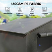 8 X 6FT GARDEN STORAGE SHED WITH VENTILATION DOUBLE SLIDING DOOR OUTDOOR TOOL