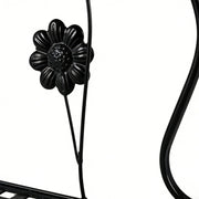 3-Tier Corner Metal Plant Stand Flower Pot Rack Outdoor Indoor Display Shelf