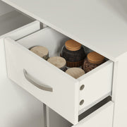 Freestanding Kitchen Cupboard, Storage Cabinet with Doors Refurbished