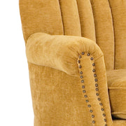 Accent Chair Upholstered Chenille Wingback Armchair Single Sofa Lounge with Stud