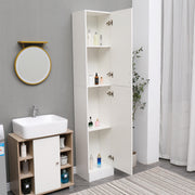 190cm High Gloss Slimline Bathroom Tallboy Free Standing Cabinet Tall Storage