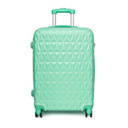 Hard Shell PC+ABS Cabin Suitcase 4 Wheel Travel Luggage Trolley Lightweight Case