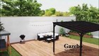 Pergola Kit Gazebo with UPF 50+ and Waterproof Polycarbonate Roof
