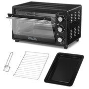 OYAJIA Mini Oven Toaster Grill Tabletop Compact Portable Baking Cooker 28L 1500W