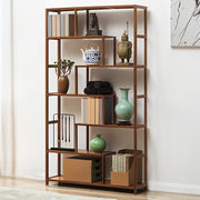 Large Wooden Bookcase Room Divider Tall Bookshelf Storage Display Shelving Unit