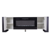 Electric Fireplace with TV Stand Unit Cabinet LED Fire Flame Heater Living Room
