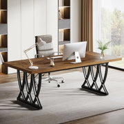 70.86'' Modern Executive Desk Rectangle Office Computer Desk Study Writing Table