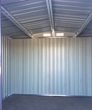 6 x 8 Metal Outdoor Garden Shed Storage House Apex Roof Floor Foundation Base
