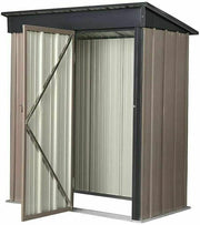 5 x 3ft Garden Lockable Bicycle Storage Bike Tool Box Shed Outdoor Garbage Bin