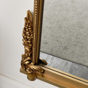 This Large Tall Arch Antique Gold Ornate Mirror - 150cm x 60cm