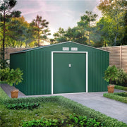Metal Shed Outdoor Garden Storage 7x4 - 11x14 Apex Roof Galvanised Steel Ranger