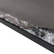 UK Electric Fireplace LED Mantel Wall Recessed Inset Fire 3-Sided Panoramic 50