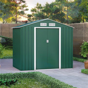 Metal Shed Outdoor Garden Storage 7x4 - 11x14 Apex Roof Galvanised Steel Ranger