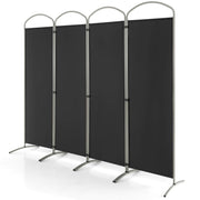 4 Panel 188cm Room Divider 188cm Folding Privacy Screen Portable Freestanding