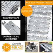 VEHICLE LOADING RAMP HEAVY DUTY 400KG CAPACITY FOLDING MOTORBIKE BIKE ACCESS