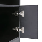 70inch Black TV Stand Cabinet Electric Fireplace Unit 12 LED Colour Fire Flame