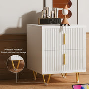 Bedside Table 2/3 Drawers Cabinet Bedroom Furniture Storage Nightstand Shelf NEW