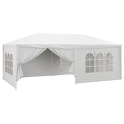 6 x 3(m) Outdoor Gazebo Canopy Party Tent with 6 Removable Side Walls for Garden