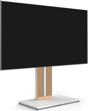 FITUEYES Zen Series TV SALE! Floor Stand 55-88 Inch Height Adjustable Beech Wood
