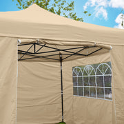 All Seasons Gazebos 3mx3m Heavy Duty Waterproof Pop up Gazebo 4 Side Walls