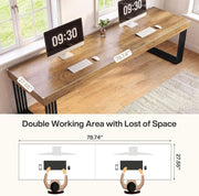 200 cm Industrial 2 Person Desk Double Office Computer Desk Sturdy Writing Desk