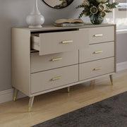 Large 6 Drawer Chest of Drawers - Oslo Taupe Range