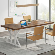 63 Inch Executive Desk, Large Office Computer Desk Modern Study Writing Table