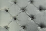 Large Square Footstool Coffee Table Upholstery Fabric Footstools Matching Button