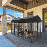 Extral Large Dog Crate House Heavy Duty Pet Enclosure Secure Wire Playpen Fence