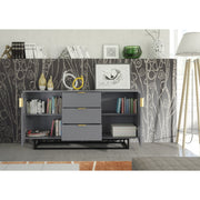 Loft Retro Industrial Modern Sideboard Vintage TV Unit Cabinet TV Stand