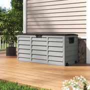 Large Outdoor Storage Box Garden Patio Plastic Chest Lid Container Multibox Shed