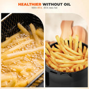 2.8L Mini Air Fryer 800W Low Fat Oil free Healthy Oven Frying Kitchen Cooker
