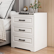 Modern Bedside Table Drawer Cabinet Bedroom Furniture Storage Nightstand White