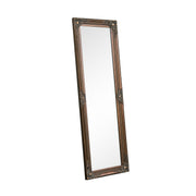 Tall Ornate Gold Wall Mirror 47cm x 142cm metallic antique leaner full length