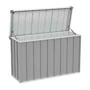 Metal Storage Sheds Waterproof Lockable Garden Deck Box Storage Container Box