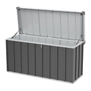 Metal Storage Sheds Waterproof Lockable Garden Deck Box Storage Container Box